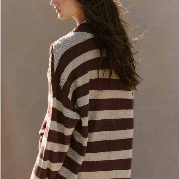 Free People Malibu Surf Sweater Set - Umber Earth Combo - Picture 3 of 4